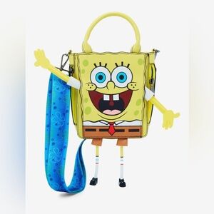 SpongeBob SquarePants Figural Crossbody Bag Exclusive New